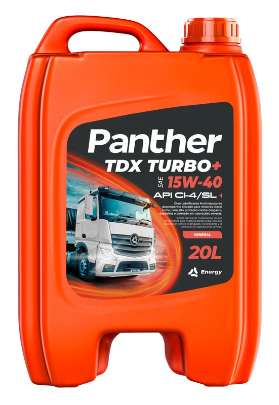 PANTHER TDX TURBO+ SAE 15W40 API CI-4 — Linha Pesada / Diesel